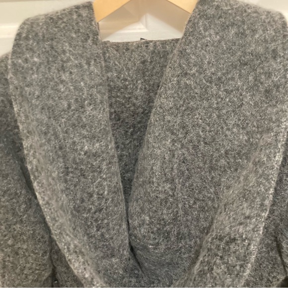 BEBE Women’s Hooded Coat - Gray Size Large - Picture 5 of 14